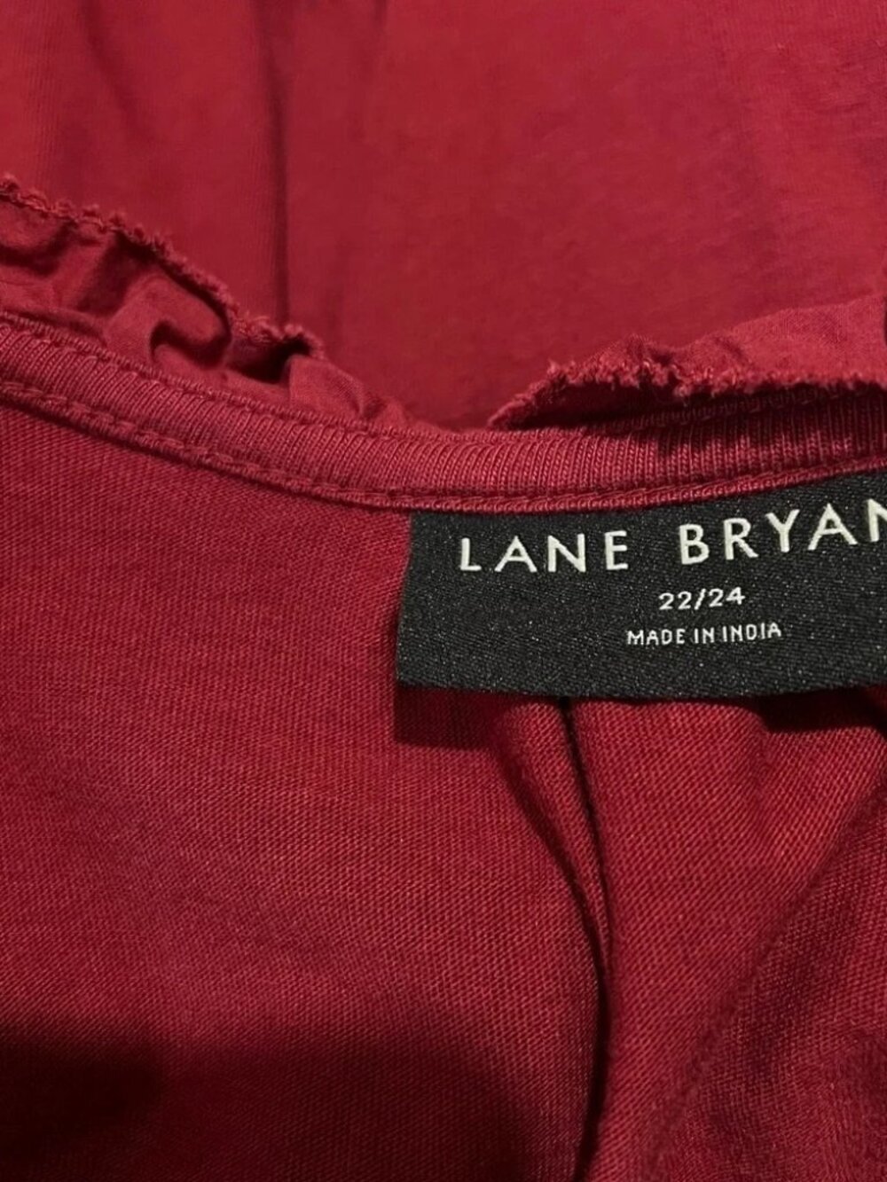 Lane bryant Eyelet Short-Sleeve Knit Top size 22-24 - Picture 6 of 7